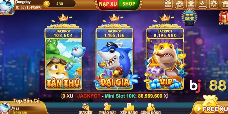 Giới thiệu chung về bắn cá xu vàng 777 BJ88
